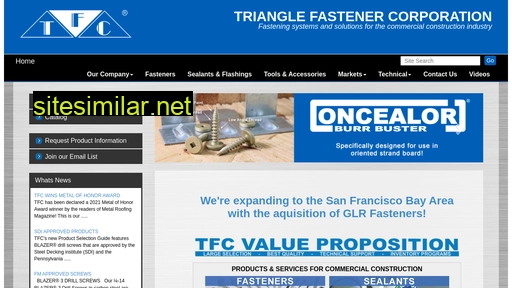 trianglefastener.com alternative sites