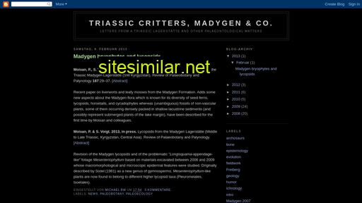 triassiccritters.blogspot.com alternative sites