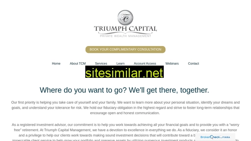 triumphcapitalmanagement.com alternative sites