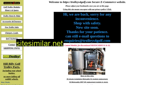 trolleys4golf.com alternative sites