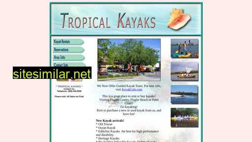 Tropicalkayaks similar sites