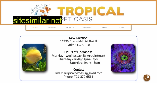 tropicalpetoasis.com alternative sites
