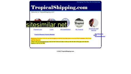 tropicalshipping.com alternative sites