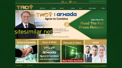 troycorp.com alternative sites