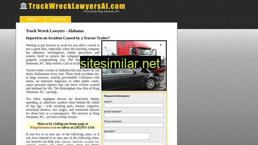truckwrecklawyersal.com alternative sites