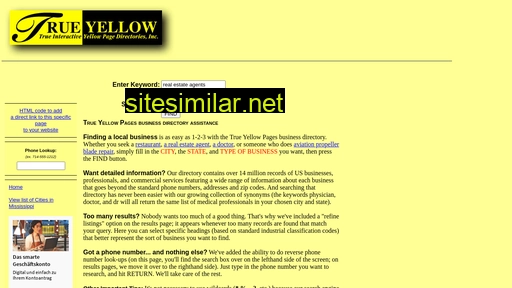trueyellow.com alternative sites