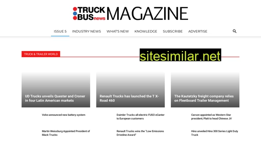 truckbusnews.com alternative sites