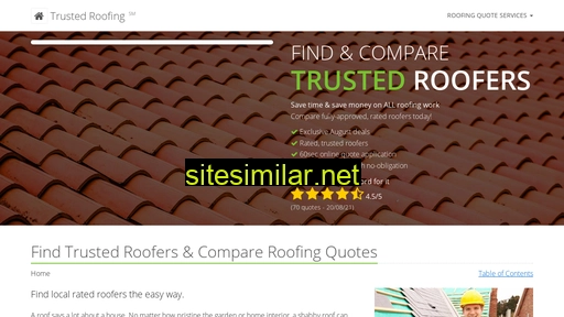 trusted-roofing.com alternative sites