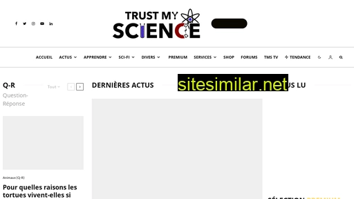 trustmyscience.com alternative sites