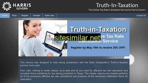 Truth-in-taxation similar sites