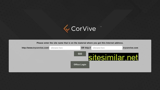 trycorvive.com alternative sites