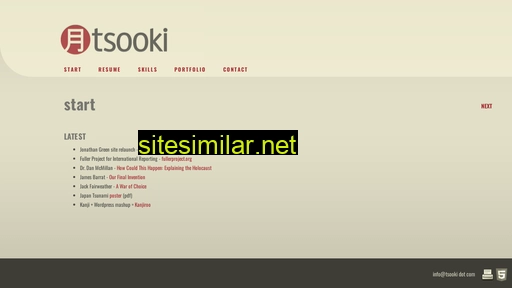 Tsooki similar sites