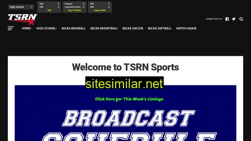Tsrnsports similar sites