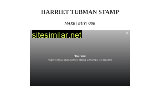 tubmanstamp.com alternative sites