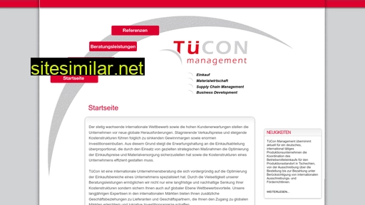 Tuecon-management similar sites