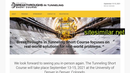 tunnelingshortcourse.com alternative sites