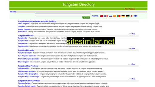 Tungsten-directory similar sites