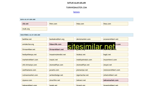 Turkwebmaster similar sites