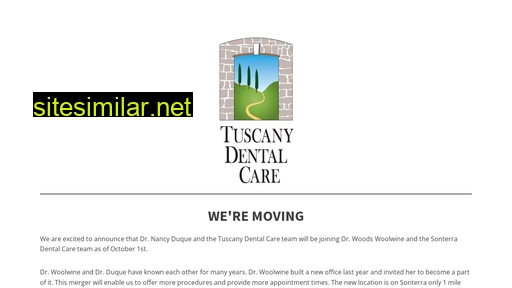 tuscanydentalcare.com alternative sites