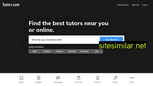 tutors.com alternative sites