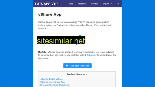 Tutuapp-vip similar sites