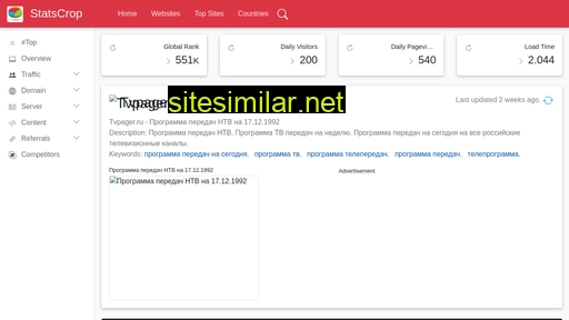 tvpager.ru.statscrop.com alternative sites