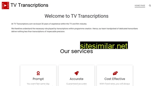 tvtranscriptions.com alternative sites