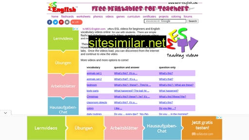 tv.mes-english.com alternative sites