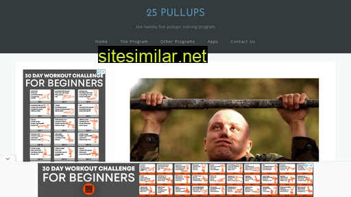 twentyfivepullups.com alternative sites
