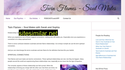 Twinflames-soulmates similar sites