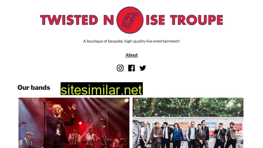 twistednoisetroupe.com alternative sites