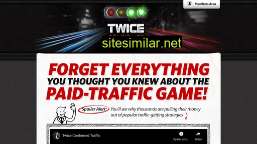twiceconfirmedtraffic.com alternative sites
