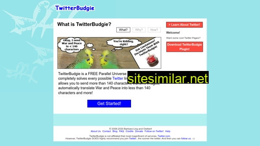 Twitterbudgie similar sites