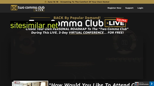 twocommaclublive.com alternative sites