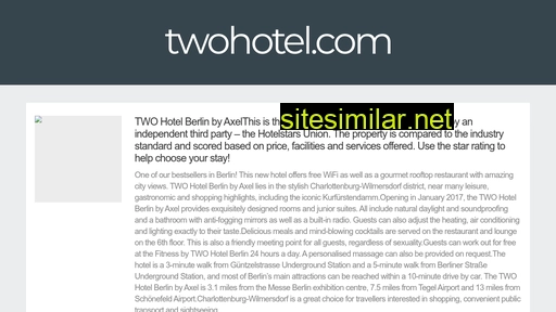 twohotel.com alternative sites