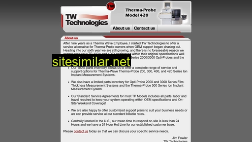 twtechnologies.com alternative sites