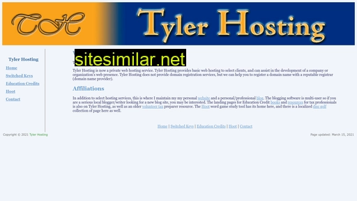 Tylerhosting similar sites
