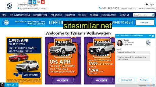 tynansvolkswagen.com alternative sites