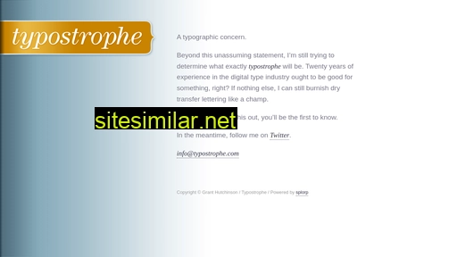 typostrophe.com alternative sites
