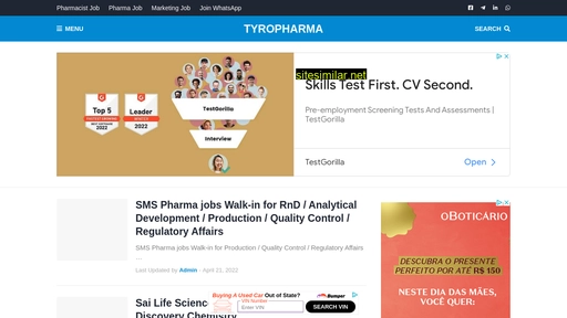 tyropharma.com alternative sites