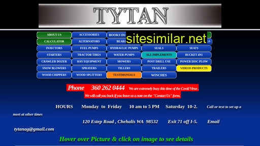 tytantractor.com alternative sites
