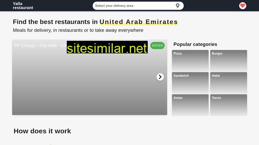 uae.yalla-restaurant.com alternative sites