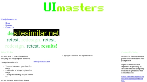 uimasters.com alternative sites