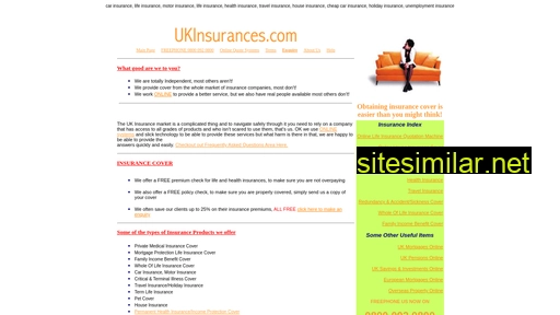 ukinsurances.com alternative sites