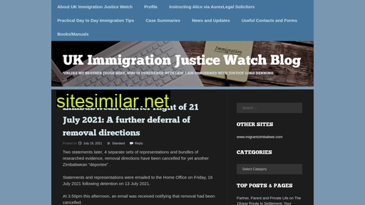 ukimmigrationjusticewatch.com alternative sites