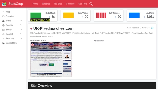 uk-fixedmatches.com.statscrop.com alternative sites