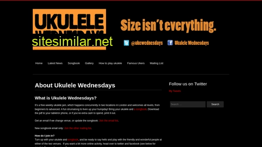 ukulelewednesdays.com alternative sites