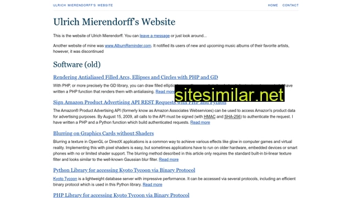 ulrichmierendorff.com alternative sites