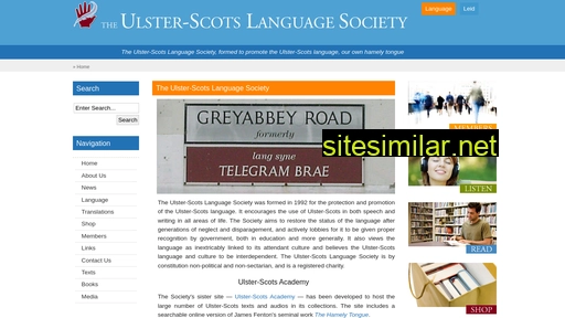 Ulsterscotslanguage similar sites