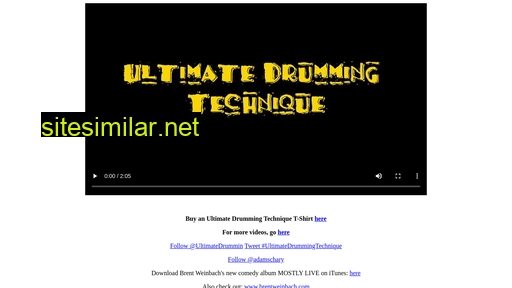 ultimatedrummingtechnique.com alternative sites